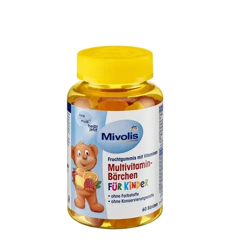 Kẹo Gấu Mivolis Multivitamin Barchen 60 viên của Đức