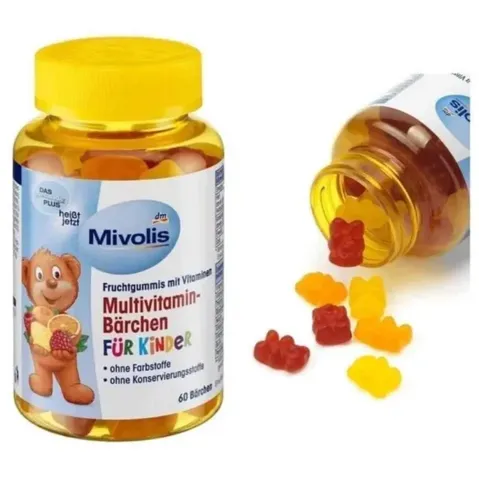 Kẹo Gấu Mivolis Multivitamin Barchen 60 viên của Đức