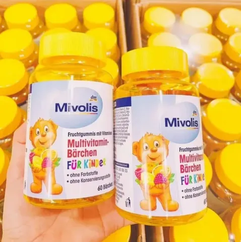 Kẹo Gấu Mivolis Multivitamin Barchen 60 viên của Đức