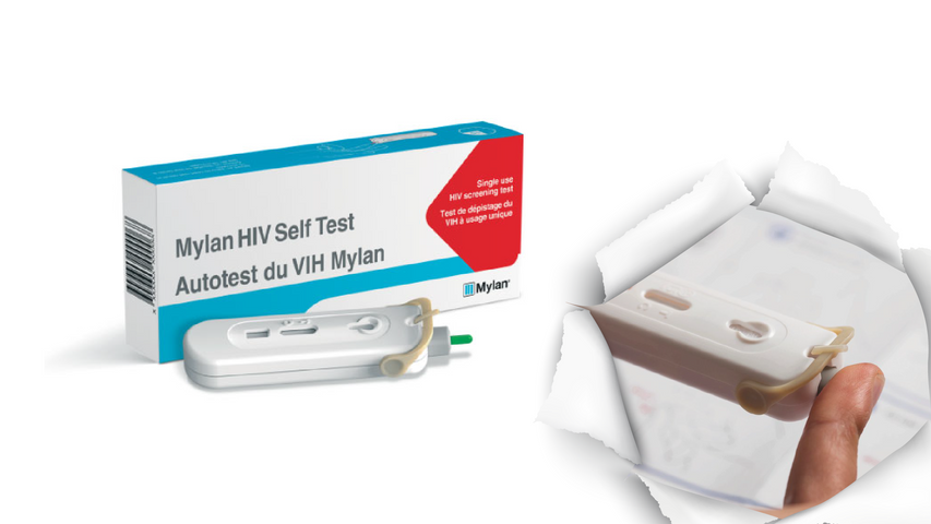 Bộ test xét nghiệm HIV Mylan Self Test - Chính Hãng của  ÚC, độ chính xác cao. 