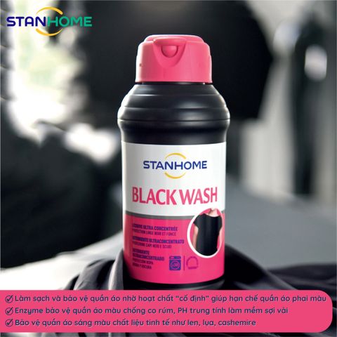 Nước giặt cho đồ tối màu Stanhome Black Wash 750ml