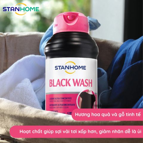 Nước giặt cho đồ tối màu Stanhome Black Wash 750ml