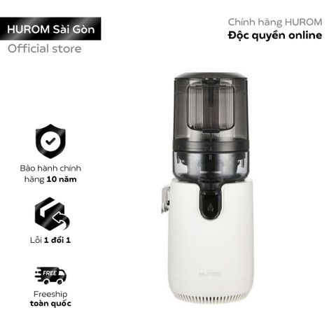 Máy Ép Chậm Hurom E50ST - Máy Ép Trái Cây Cao Cấp, Thiết Kế Thông Minh, Năng Suất Cao, Giữ Hương Vị Tươi Nguyên Chất, Màu Trắng