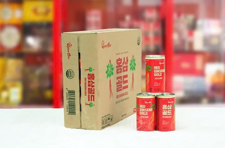 Nước Hồng Sâm Queen Bin Hàn Quốc - Lon 175ml