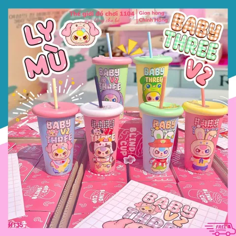 Ly Mù Baby Three Kèm Hộp - Mở Túi Mù, Nhận Ly Cực Yêu 203944