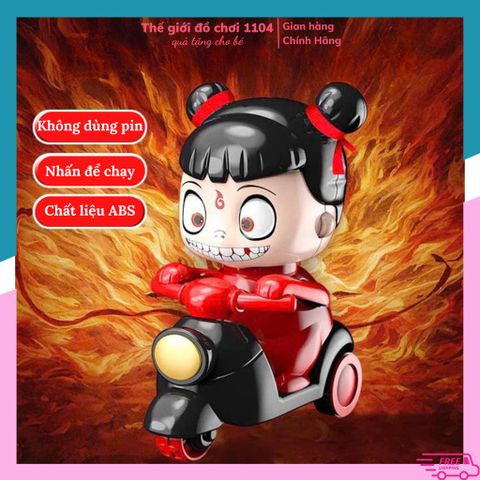 Xe Chạy Đà Dây Cót Na Tra NeZha - Đồ Chơi Sáng Tạo Giúp Bé Rèn Luyện Kỹ Năng Vận Động, Quà Tặng Tuyệt Vời Cho Trẻ Em