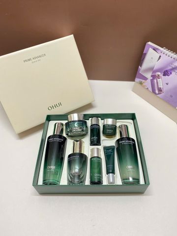 Bộ Dưỡng Da Ohui Prime Advancer De-Aging 8 món - Căng bóng, chống lão hóa, cấp ẩm cho da, làm sáng và se nhỏ lỗ chân lông