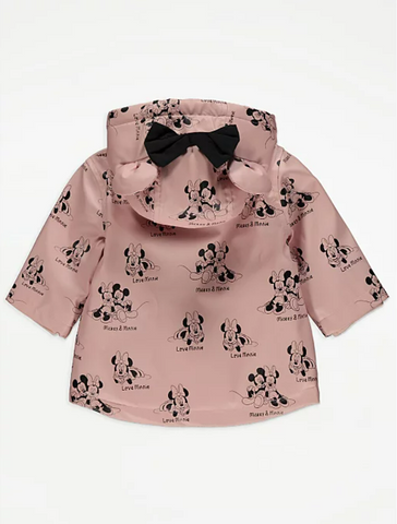 Áo Khoác Nữ Lót Lông Mickey - Siêu ấm áp, Chính Hãng Geo UK, Thời Trang Bé Gái, Săn Sale Chính Hãng
