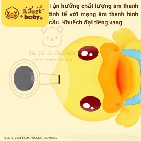 Micro Đồ Chơi Vịt B.Duck Hát Karaoke Cho Bé – Đồ Chơi Giáo Dục Giúp Phát Triển Kỹ Năng Âm Nhạc