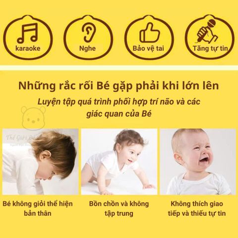 Micro Đồ Chơi Vịt B.Duck Hát Karaoke Cho Bé – Đồ Chơi Giáo Dục Giúp Phát Triển Kỹ Năng Âm Nhạc