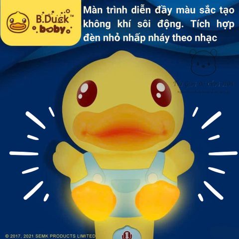 Micro Đồ Chơi Vịt B.Duck Hát Karaoke Cho Bé – Đồ Chơi Giáo Dục Giúp Phát Triển Kỹ Năng Âm Nhạc