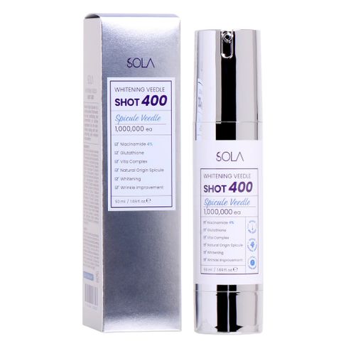 Vi Kim Sinh Học SOLA Whitening Veedle Shot - Serum Làm Sáng Da, Cung Cấp Độ Ẩm, Giảm Thâm Nám, Chống Lão Hóa Từ Thiên Nhiên
