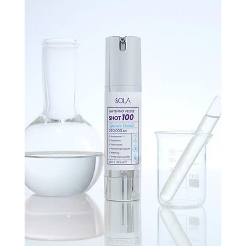 Vi Kim Sinh Học SOLA Whitening Veedle Shot - Serum Làm Sáng Da, Cung Cấp Độ Ẩm, Giảm Thâm Nám, Chống Lão Hóa Từ Thiên Nhiên