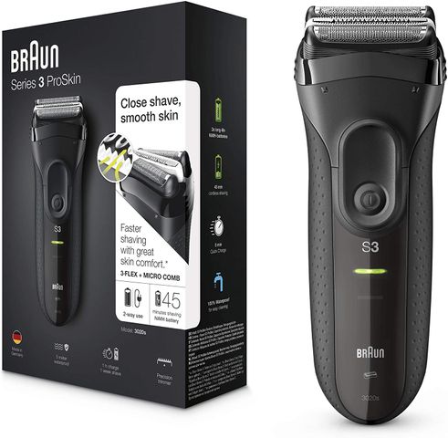 Máy cạo râu Braun series 3 3020S, máy cạo râu nam chính hãng nội địa Nhật