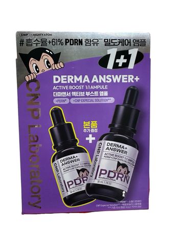 Set Tinh Chất PDRN CNP Derma Answer Active Boost Serum 30ml - Giúp Phục Hồi, Tái Tạo Da, Cung Cấp Độ Ẩm và Làm Sáng Da