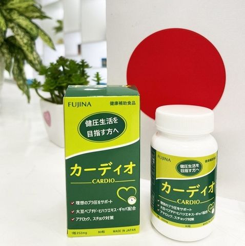 Cardio Fujina viên uống hỗ trợ ổn định huyết áp(Hộp 80 viên)