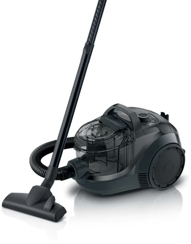 Máy hút bụi Bosch BGS21WX100 - Công suất mạnh mẽ 2000W, công nghệ AirCircle không túi, dễ vệ sinh, màu đen, xuất xứ Ba Lan