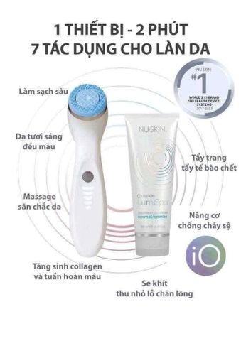 Sữa Rửa Mặt ageLOC LumiSpa 100ml cho 5 Loại Da - Chăm Sóc Da Mặt Đa Năng, Làm Sạch Sâu, Cung Cấp Độ Ẩm, An Toàn Cho Da Nhạy Cảm