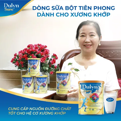 [MUA 5 TẶNG 3 ] Sữa Bột Xương Khớp Dulyn Sure 400G Cải Thiện Xương Khớp,Ngăn Ngừa Thoái Hóa,Phòng Chống Loãng Xương