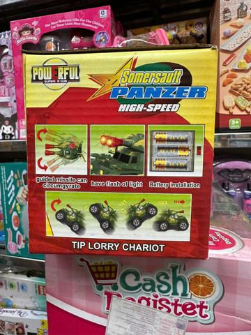 Đồ chơi xe tăng chạy bằng pin 2658 - Đèn LED và âm thanh chân thực - Đồ chơi phát triển sáng tạo cho trẻ em
