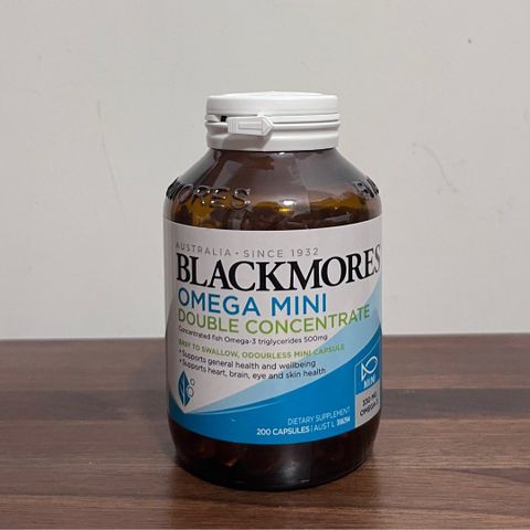 Dầu cá không mùi Blackmore Fish Oil 1000 Odourless ( 200 viên ), hàng mới date xa