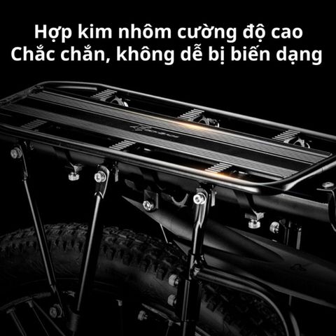 Gác Baga Xe Đạp PÊ ĐAN Yên Sau Xe Đạp Thể Thao Hợp Kim Nhôm Chắc Chắn
