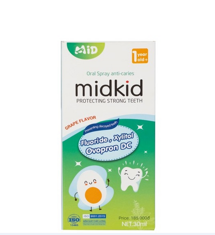 Xịt Chống Sâu Răng Midkid 30ml Dành Cho Bé Từ 1-6 Tuổi - Giải Pháp Ngăn Ngừa Sâu Răng An Toàn, Hiệu Quả Từ Nhật Bản