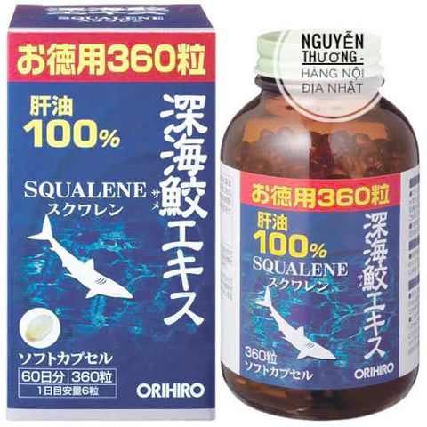 Viên uống dầu gan cá Orihiro 360 viên - Thực phẩm chức năng hỗ trợ sức khỏe, tăng cường miễn dịch, omega-3 tự nhiên từ Nhật Bản