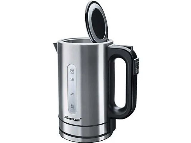 Ấm Siêu Tốc Steba WK 21 Inox 1.7L - Điều Chỉnh Nhiệt Độ Thông Minh, Hiện Đại, 1850-2200W, Thang Đo Mực Nước, Phù Hợp Mọi Căn Bếp