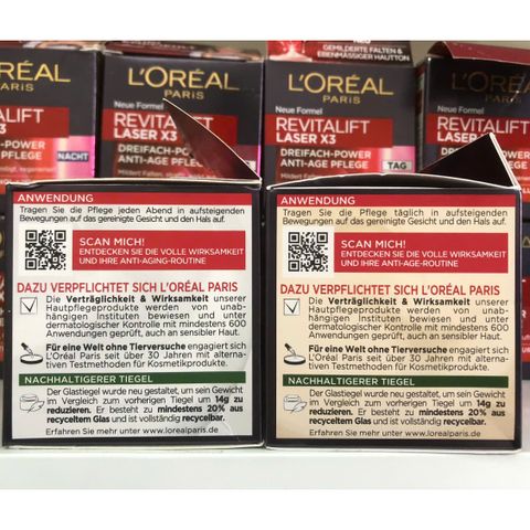 Cặp kem dưỡng ngày đêm Loreal Revitalift Laser X3 Đức 50ml