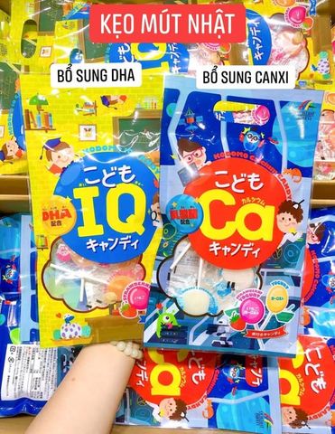 Kẹo mút canxi cho bé Unimat Riken Canxi Nhật Bản 2Y+