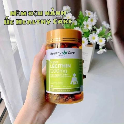 Mầm Đậu nành Healthy Care 1200mg 100 viên hàng chuẩn Úc