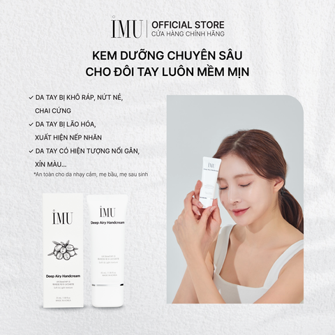 Kem Dưỡng Da Tay Vitamin C iMU Deep Airy Handcream 35ml