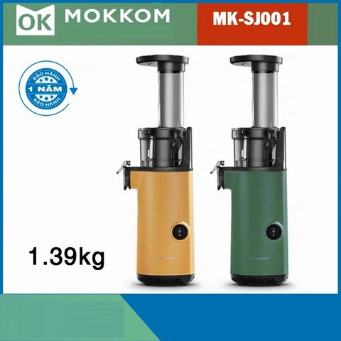 Máy Ép Chậm Mini Thế Hệ Mới Mokkom MK-SJ001 Hàng Chính Hãng - Bảo Hành 12 Tháng