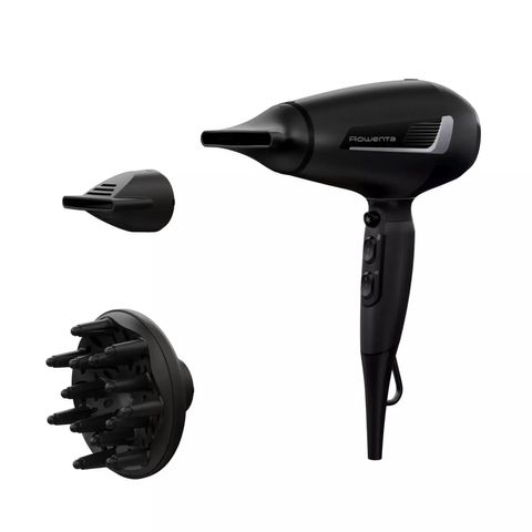 Máy sấy tóc Rowenta CV8825F0 Pro Expert 2100W - Công nghệ Tourmaline, Hiệu suất cao màu đen
