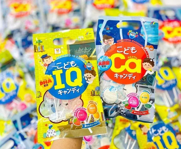 Kẹo mút canxi cho bé Unimat Riken Canxi Nhật Bản 2Y+