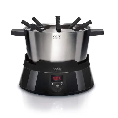 Set nồi lẩu fondue bếp từ CASO Induktions-FonDue schwarz màu đen