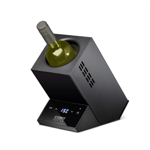 Tủ làm mát rượu CASO WineCase One - Thiết kế thép không gỉ, điều chỉnh nhiệt độ 5-15°C, phù hợp cho chai rượu tới 9cm