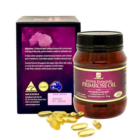 Viên Uống Bổ Sung Nội Tiết Tố Nữ Hyper Evening Primrose Oil 180 Viên - Hỗ trợ cải thiện biểu hiện tiền mãn kinh, Làm Đẹp Da, Xuất Xứ Úc