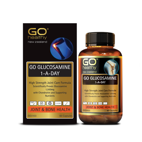 Viên Uống Bổ Xương Khớp GO Glucosamine 1500mg 60 Viên - Hỗ Trợ Khớp Khỏe Mạnh, Giảm Đau Nhức, Dễ Dàng Vận Động