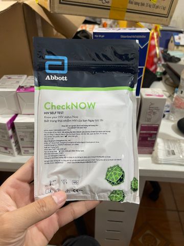 Bộ Tự Kiểm Tra HIV Tại Nhà CheckNow - Phát Hiện Sớm Từ Ngày Thứ 21 - Thiết Bị Sức Khỏe Abbott