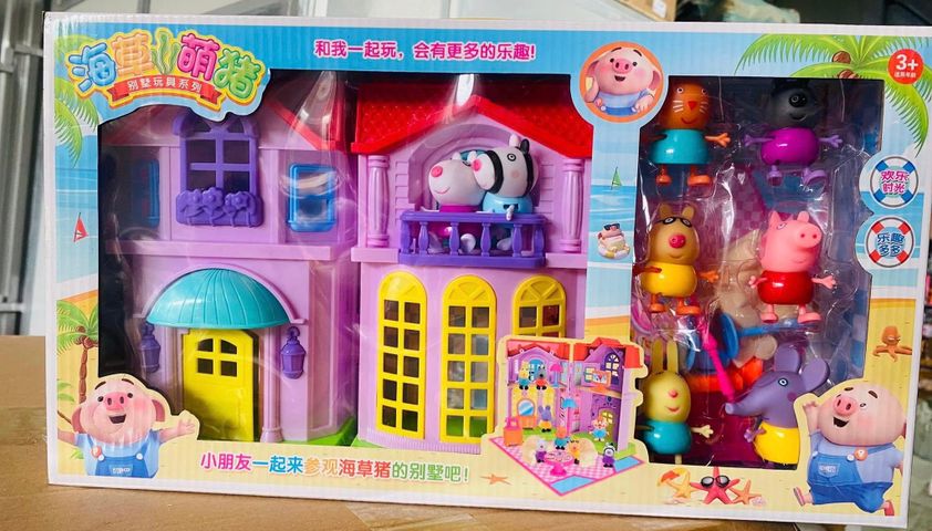 Đồ Chơi Nhà Búp Bê Heo Peppa H612 - Quà Tặng Dành Cho Trẻ Em Yêu Thích Peppa Pig, Phát Triển Tư Duy Sáng Tạo
