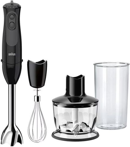 Máy Xay Cầm Tay Braun MultiQuick 3 MQ3135 900W - 11 Tốc Độ, Cối 500ml, Công Nghệ Splash Control, Dễ Dàng Thay Đổi Phụ Kiện
