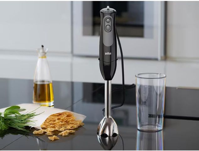 Máy Xay Cầm Tay Braun MultiQuick 3 MQ3135 900W - 11 Tốc Độ, Cối 500ml, Công Nghệ Splash Control, Dễ Dàng Thay Đổi Phụ Kiện
