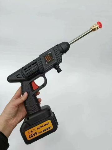Máy Xịt Rửa Xe Cầm Tay DUNLANDI 48VF - Pin Sạc Tiện Lợi, Áp Lực Cao, Vệ Sinh Xe và Sân Vườn Hiệu Quả