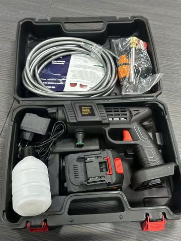 Máy Xịt Rửa Xe Cầm Tay DUNLANDI 48VF - Pin Sạc Tiện Lợi, Áp Lực Cao, Vệ Sinh Xe và Sân Vườn Hiệu Quả