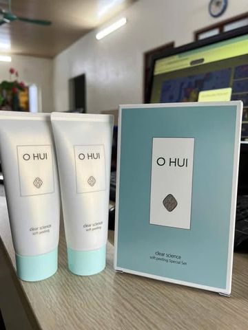 Tẩy da chết ohui 100ml unbox , hàng tách set 