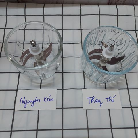 Cối Thủy Tinh 0,3L Bear B03V8 - Phụ Kiện Thay Thế Cho Máy Xay Sinh Tố Chất Liệu Borosilicate Bền Bỉ