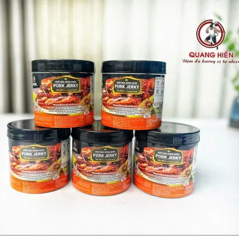Khô Heo Xông Khói Quang Hiển 100g - Snack Thịt Heo Thơm Ngon, Đậm Đà Hương Vị Tự Nhiên, Phù Hợp Cho Mọi Đối Tượng