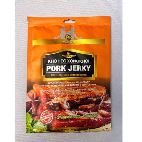 Khô Heo Xông Khói Quang Hiển 100g - Thịt Heo Tự Nhiên, Snack Đậm Đà Hương Vị Ngon, Món Ăn Vặt Tuyệt Hảo Cho Mọi Dịp